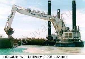 Экскаваторы-амфибии Liebherr P 996 Litronic