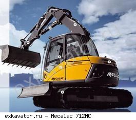 Гусеничные экскаваторы Mecalac 712MC
