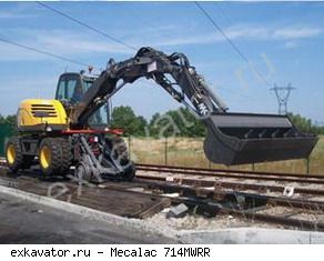 Колесные экскаваторы Mecalac 714MWRR