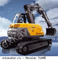 Гусеничные экскаваторы Mecalac 714MС