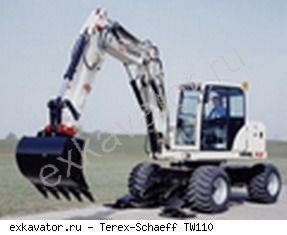 Колесные экскаваторы Terex-Schaeff TW110