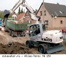 Колесные экскаваторы Atlas-Terex TW 150