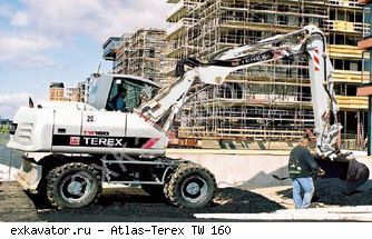 Колесные экскаваторы Atlas-Terex TW 160