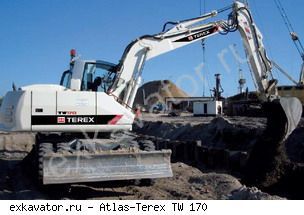 Колесные экскаваторы Atlas-Terex TW 170