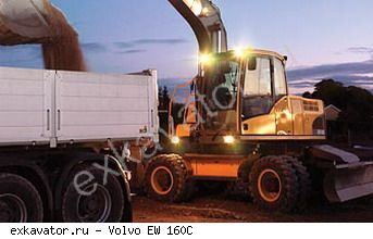 Колесные экскаваторы Volvo EW160C