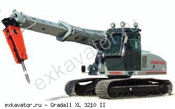 Нестандартные экскаваторы Gradall XL3210II