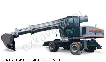 Колесные экскаваторы Gradall XL4300II