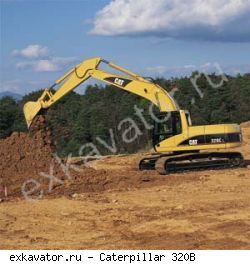 Гусеничные экскаваторы Caterpillar 320B