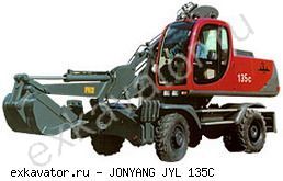 Колесные экскаваторы JONYANG JYL135C