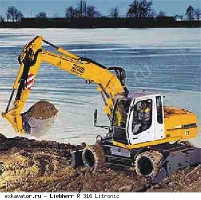 Колесные экскаваторы Liebherr A 316 Litronic