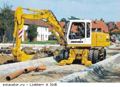 Колесные экскаваторы Liebherr A 310 B