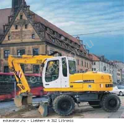 Колесные экскаваторы Liebherr A 312 Litronic