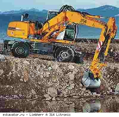 Колесные экскаваторы Liebherr A 314 Litronic