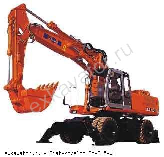 Колесные экскаваторы Fiat-Kobelco EX 215W