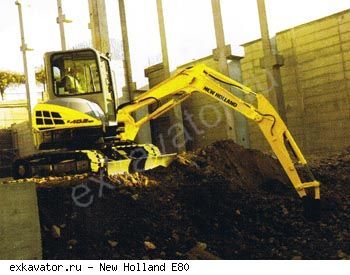 Гусеничные экскаваторы New Holland E80