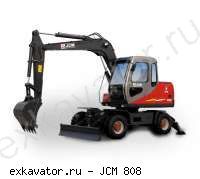 Колесные экскаваторы JCM 808