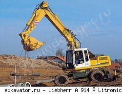 Колесные экскаваторы Liebherr A 924 В Litronic