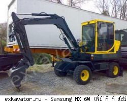 Колесные экскаваторы Samsung MX 6W
