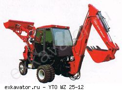 Экскаваторы-погрузчики YTO WZ 25-12