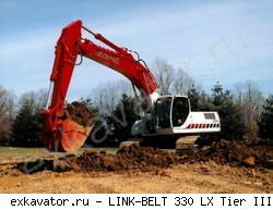Гусеничные экскаваторы Link-Belt 330 LX Tier III