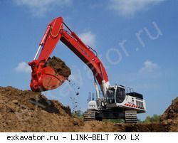 Гусеничные экскаваторы Link-Belt 700 LX