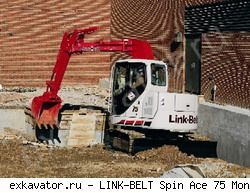 Гусеничные экскаваторы Link-Belt Spin Ace 75 Mono Boom
