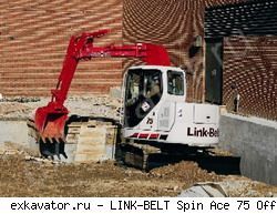 Гусеничные экскаваторы Link-Belt Spin Ace 75 Offset Boom