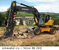 Колесные экскаваторы Volvo EW210C