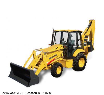 Экскаваторы-погрузчики Komatsu WB146-5