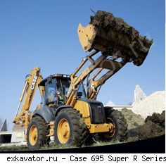 Экскаваторы-погрузчики Case 695 Super R Series 3