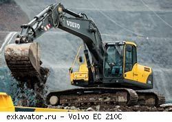 Гусеничные экскаваторы Volvo EC210C