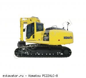 Гусеничные экскаваторы Komatsu PC220LC-8