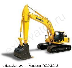 Гусеничные экскаваторы Komatsu PC300LC-8