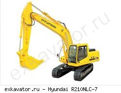 Гусеничные экскаваторы Hyundai R 210NLC-7