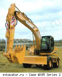 Колесные экскаваторы Case WX95 Series 2