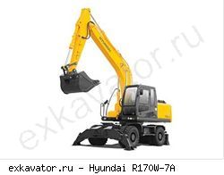 Колесные экскаваторы Hyundai R170W-7A