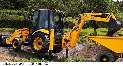 Экскаваторы-погрузчики JCB Midi CX