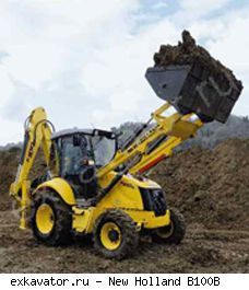Экскаваторы-погрузчики New Holland B100B