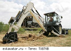 Экскаваторы-погрузчики Terex-Fermec TX 870B