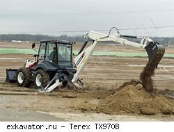 Экскаваторы-погрузчики Terex-Fermec TX 970B