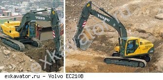 Гусеничные экскаваторы Volvo EC210B
