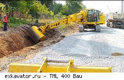 Экскаваторы-планировщики TML 400 Bau