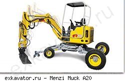 Нестандартные экскаваторы Menzi Muck A20