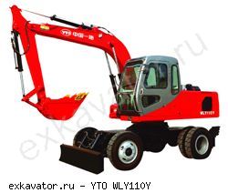 Колесные экскаваторы YTO WLY 110Y