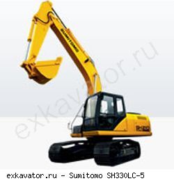 Гусеничные экскаваторы Sumitomo SH330LC-5