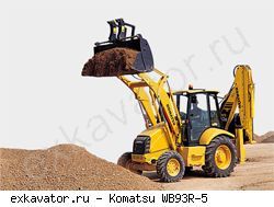 Экскаваторы-погрузчики Komatsu WB93R-5