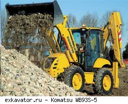 Экскаваторы-погрузчики Komatsu WB93S-5