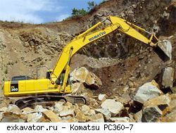 Гусеничные экскаваторы Komatsu PC360-7