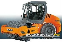 Дорожные катки, виброкатки Hamm 3307 P