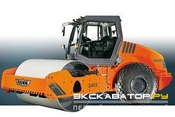 Дорожные катки, виброкатки Hamm 3412